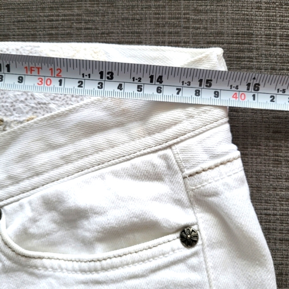 Habitual Straight Leg White Jeans Size 28 - Picture 11 of 16